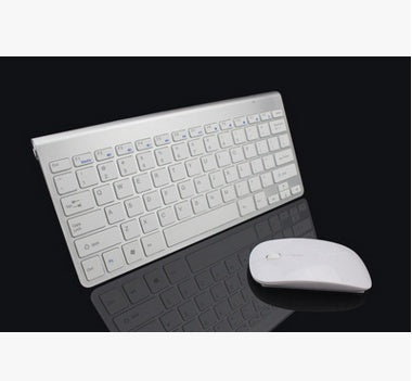 Portable 2.4GHz Wireless Keyboard and Mouse Combo – Mini Design for Laptop, Desktop, Smart TV & PS4