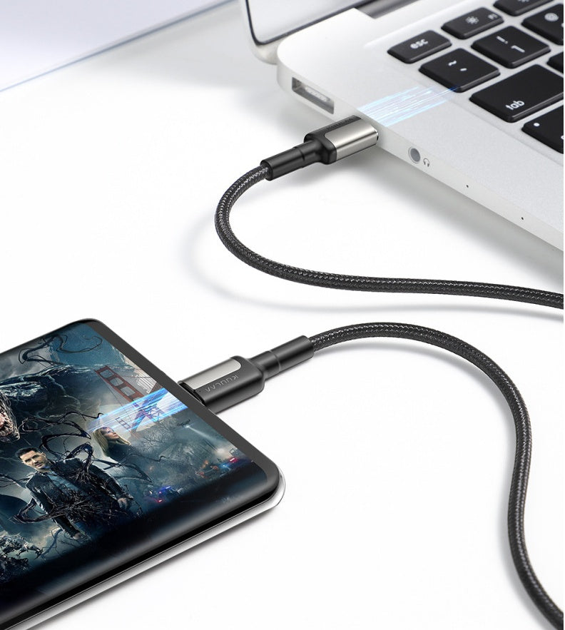 USB-C to USB Data Cable – Durable Type-C Charger & Sync Cord