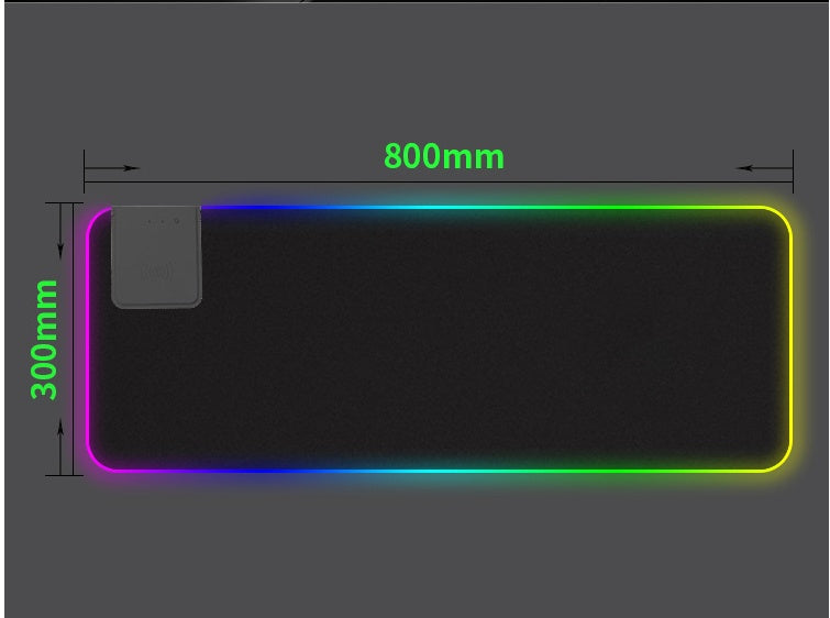 RGB Gaming Mouse Pad – Color-Changing LED Lights