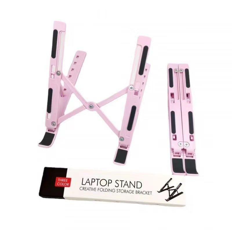 N3 Aluminum Laptop Stand – Folding, Cooling & Adjustable for Laptop or Tablet