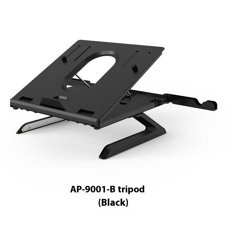 Adjustable Aluminum Laptop Stand – Folding, Portable & Multifunctional