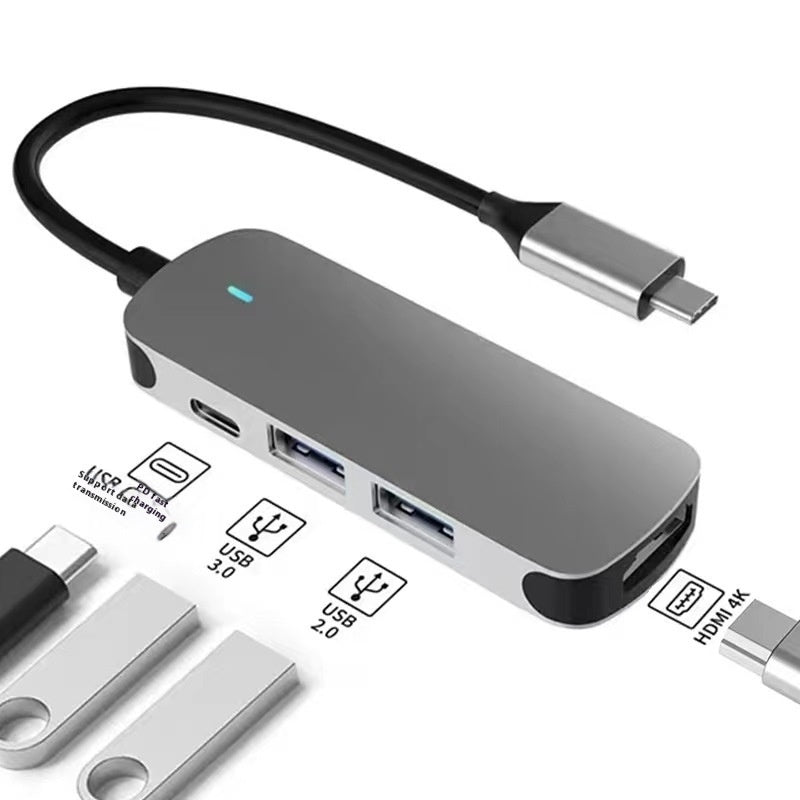 7-in-1 Type-C Multi-Function Adapter – HDMI Display, USB Hub 3.0, and Charging Expansion Dock