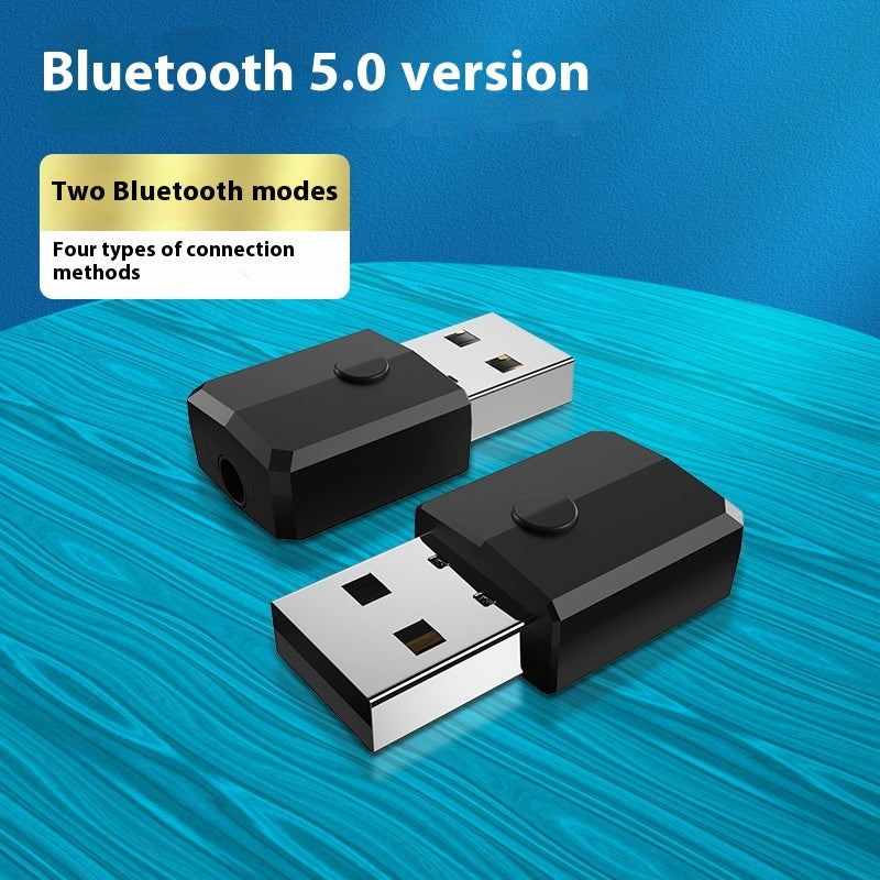 4-in-1 USB Bluetooth Transmitter & Receiver – Dual Mode Adapter